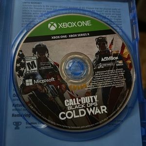 Xbox one/Xbox series x call of duty black ops Cold War
